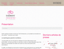 Tablet Screenshot of harmony-coaching.fr